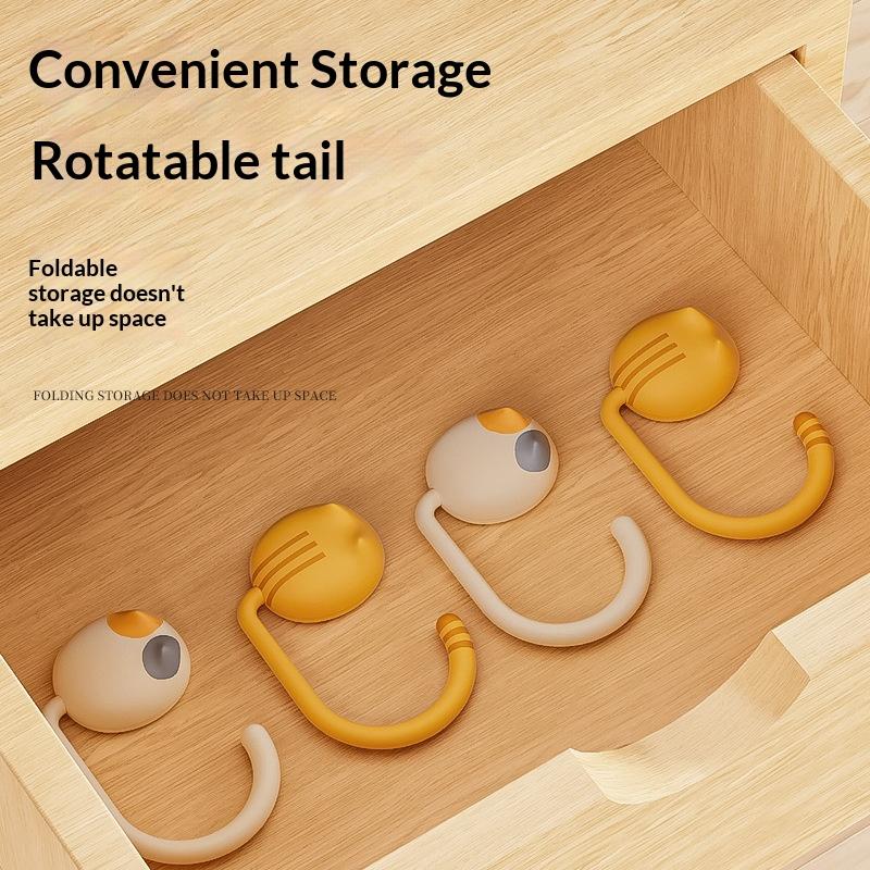 The No-drilling Student Desk Is Specially Designed for The Side of The Desk with A Removable Bag Hanger The Hook Is Detachable