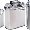 AZIEBAY Emergency Carry , Light Gasoline with Nozzle, Stainless Steel Sheet Thick, Commercial and Storage