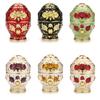Toothpick Dispenser Retro Relief Design Plastic Luxury Pop-up Toothpick Organizer Box Rose Flower Desktop Decor Holder for Home