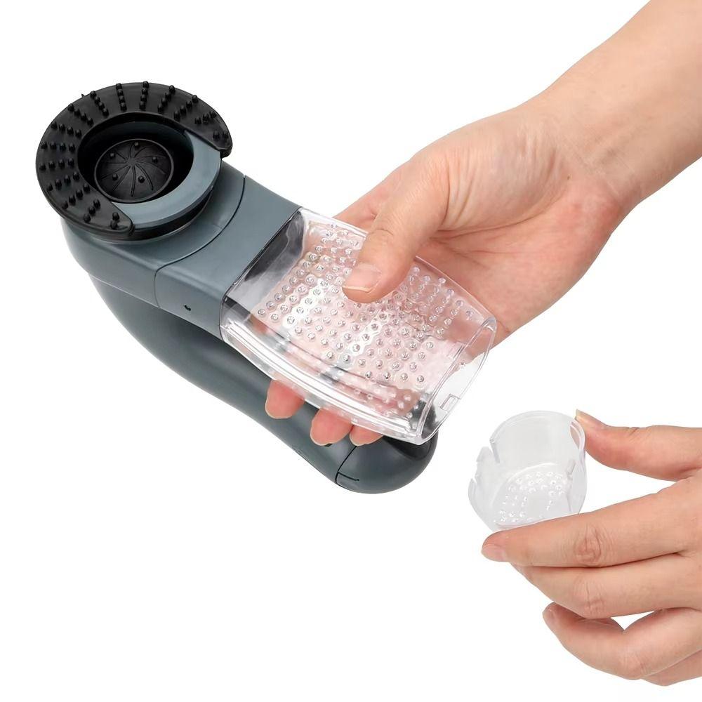 Electric Handheld Pet Vacuum Cleaner Strong Suction Portable Pet Grooming Suction Device with Storage Box Vacuum