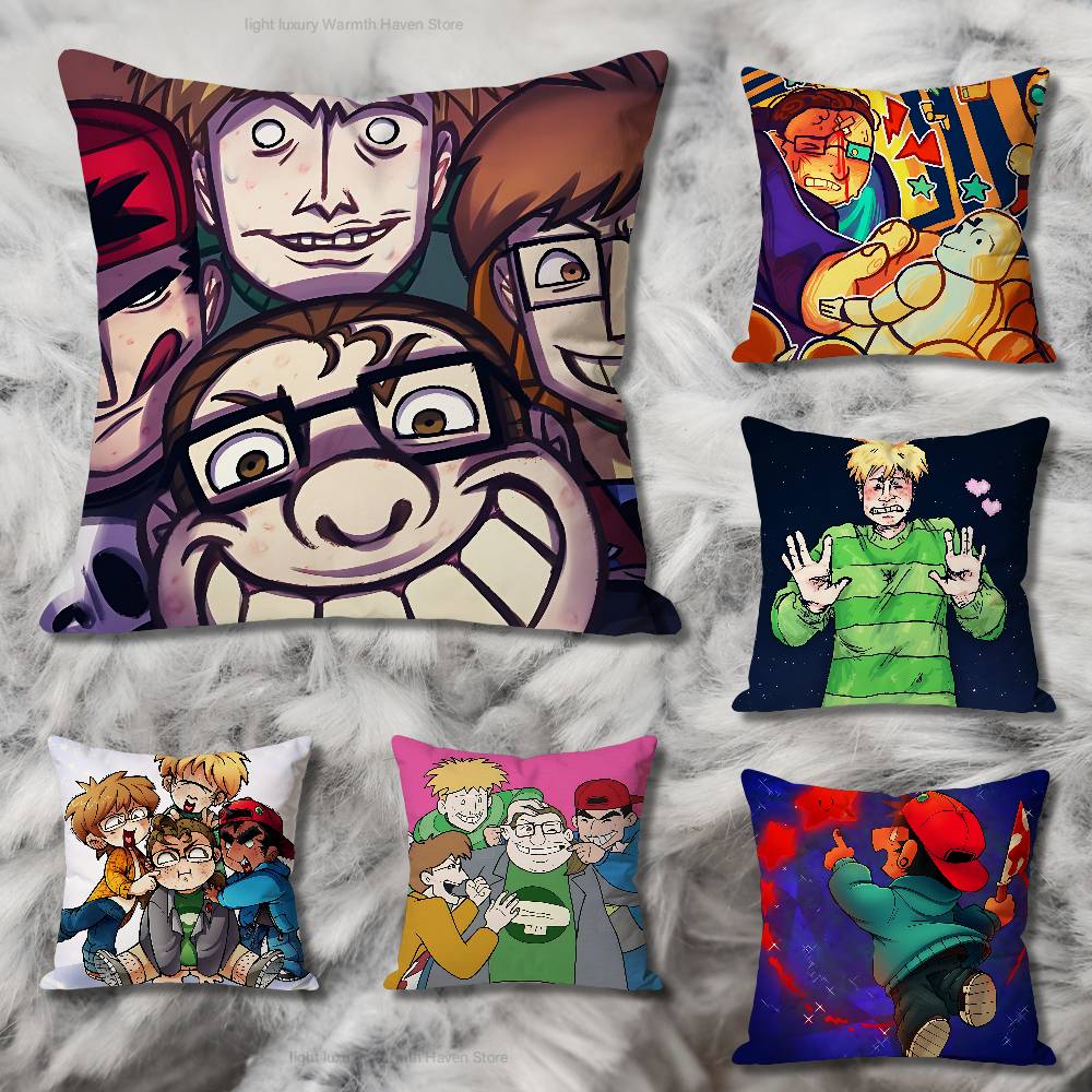 The EEltingville CClub Anime Celebrity Merchandise AllMatch Printed Pillow Case Sofa Car Office Room Decoration Protector