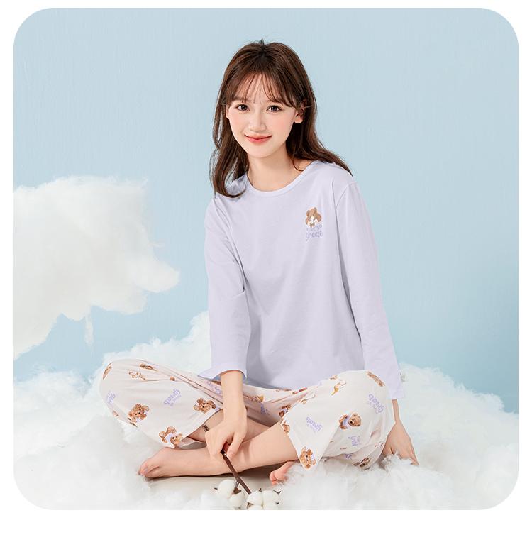 Yingbolun Girls' 100% Pure Cotton Pajama Set