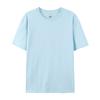 Round Neck Cotton Solid T-shirts Men Woman Short Sleeve Casual Soft Clothing Summer Tops