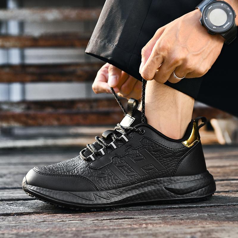 Kochschuhe Vier Jahreszeiten Neu Rutschfest Ölbeständig Wasserdicht Küchenarbeits schuhe Herren Mode Lässig Outdoor Atmungsaktiv Sportschuhe