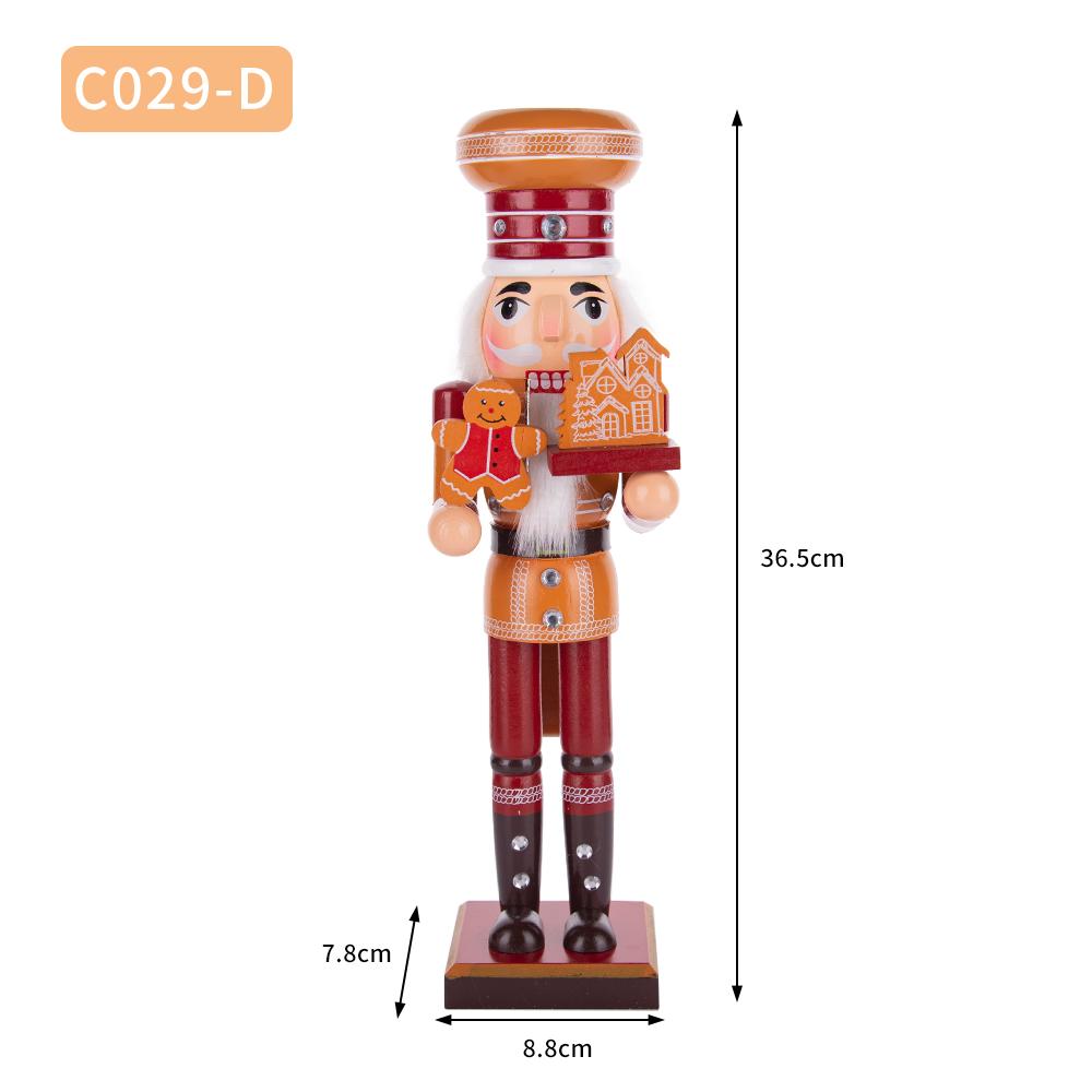 Christmas Gingerbread-Style Nutcracker Figurine