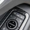 3PCS Carbon Fiber Style ABS Window Switch Button Panel Cover Trim For Genesis G80 DH 2015-2020 Accessories LHD