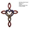 Metal Pendant for Independence Day, 250th Anniversary American Flag Rustic Horseshoe Hanging Decoration, USA Wall Decor Porch Hanging Patriotic Gifts