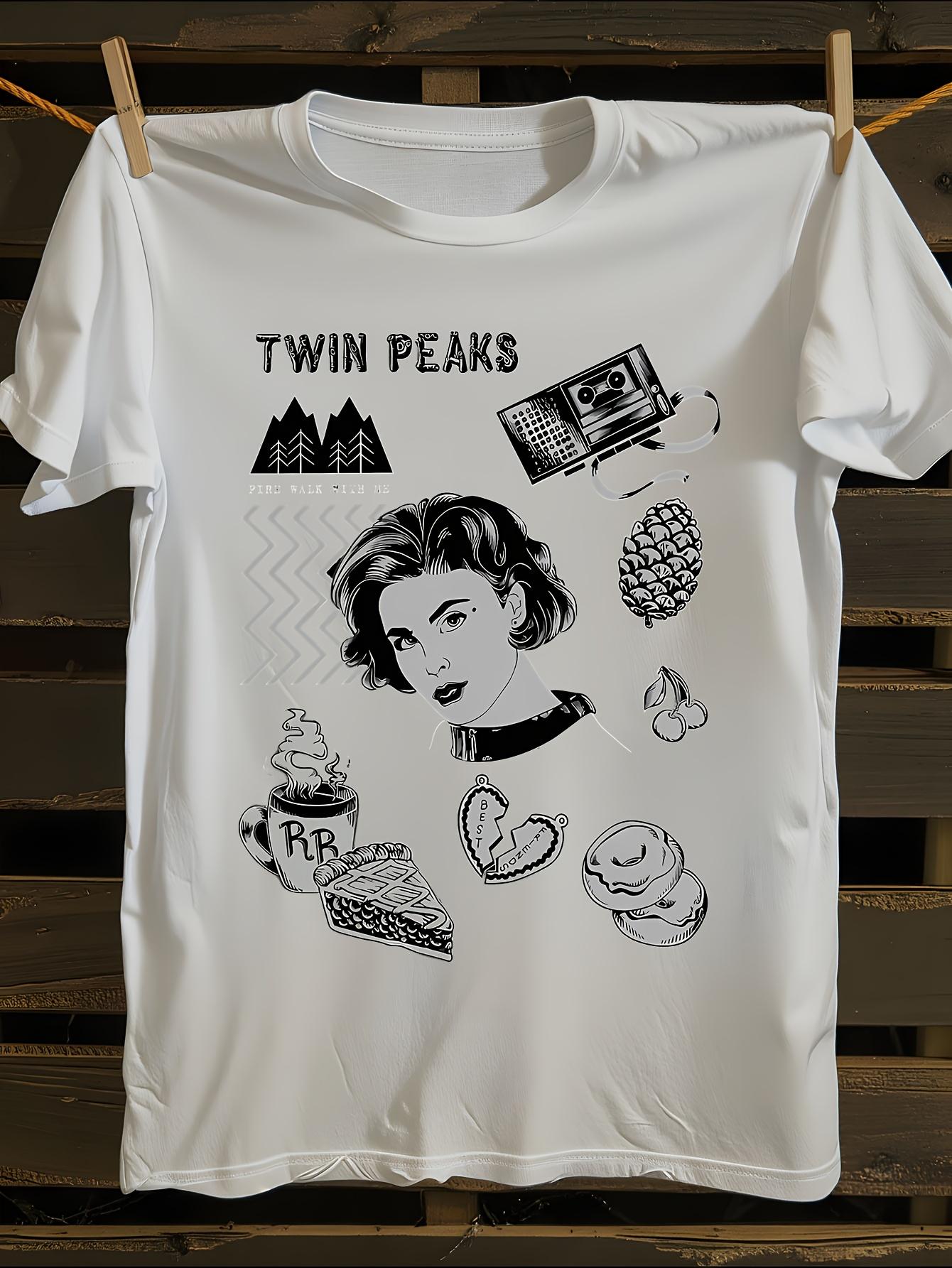 and WoTwin Peaks TV Show Graphic T-shirt XL