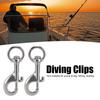 6pcs Heavy Duty Swivel Eye Bolt Hooks Marine Grade Heavy Duty Bolt Snaps  For Dog Leash