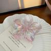 Hairpin Flower Hair Clip Cute Grab Clip Plastic Large Hair Claw Beach Headwear Hair Accessories Transparent Hair Clip Female