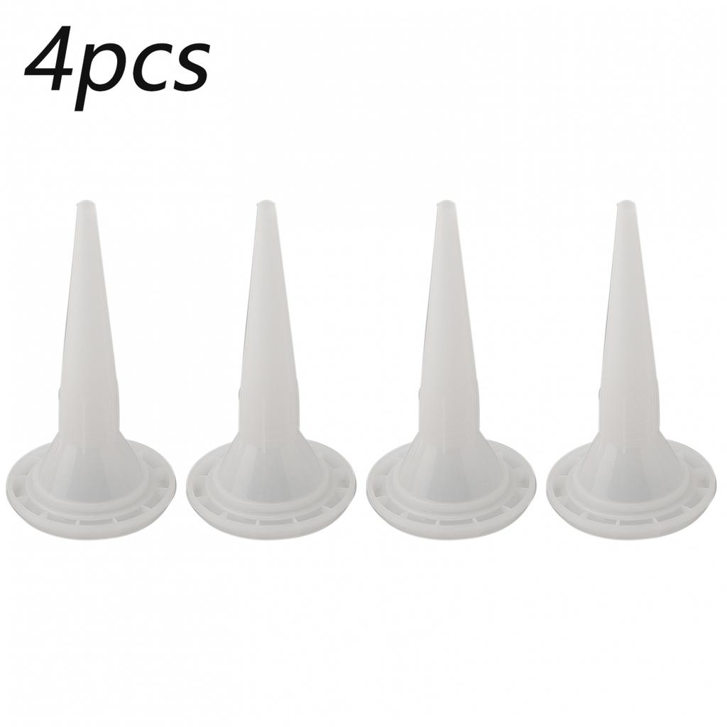 Home Improvement Caulking Nozzle Structural Glue Nozzle White