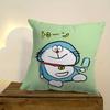Cushion Cover Car Throw Pillow Case For Sofa Car Christmas Gift Anime D-D-Doraemon W-Whitepaper
