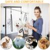 Dog Grooming Table Arm Iron Pet Grooming Stand with Clamp Height Adjustable Fixed Dog Beauty Stand for Pet Nail Clipping Haircut