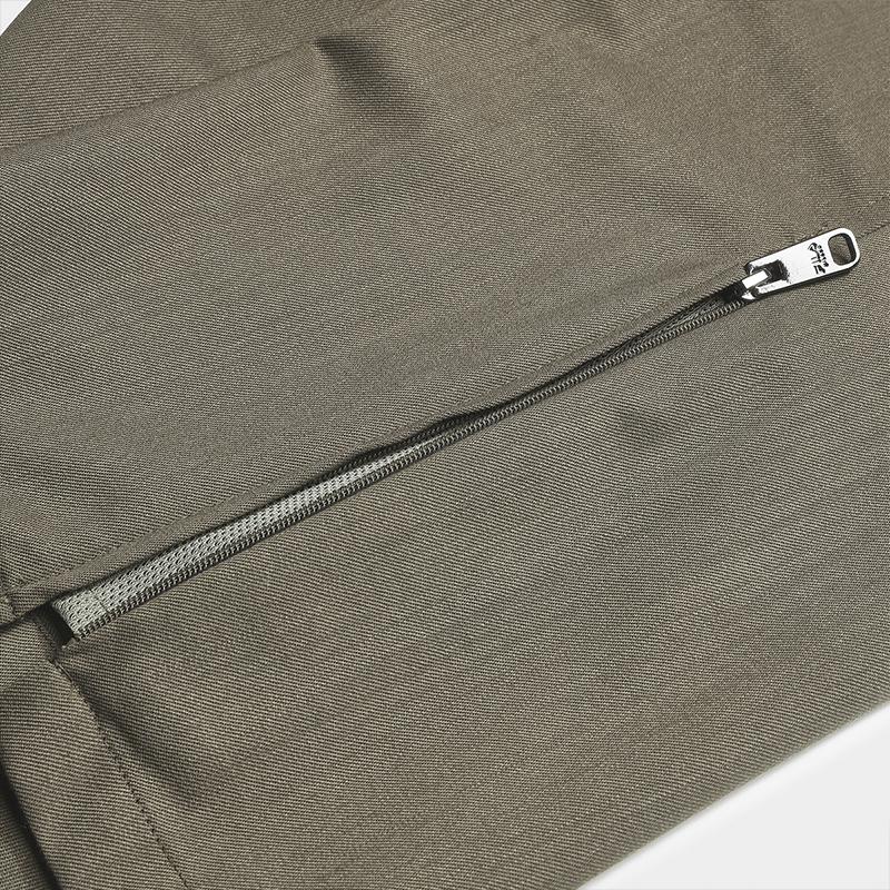 Fila Milano Series SNBN Simple Classic Fashion Retro Versatile Comfortable Straight Leg Woven Zipper Solid Color Casual Pants F11M625824F-LK