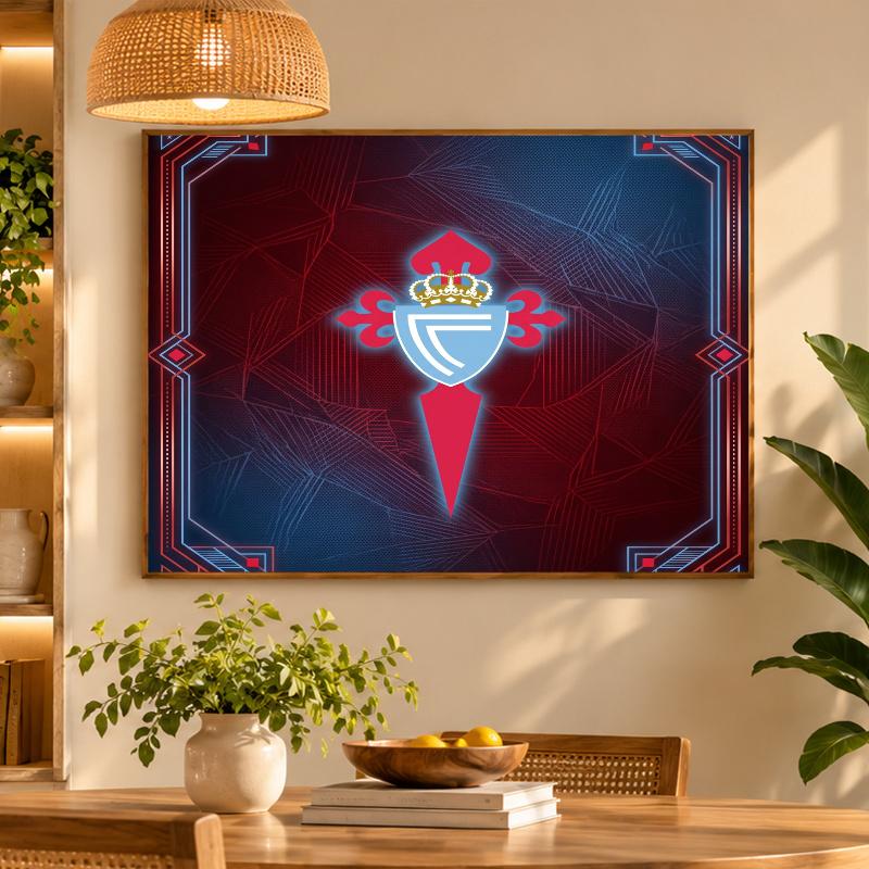 5D Diamond Painting Celta Vigo FC DIY Full Drill Diamond Art Kit Home Decoration