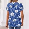 Tops para Mujer Camiseta de Manga Corta Camisas de Verano con Cuello en V Blusas de Trabajo Túnica de Negocios