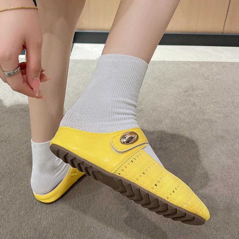 Thick bottom inner heightening bag head half slippers women's summer outer wear new hollow woven one-pedal sandals