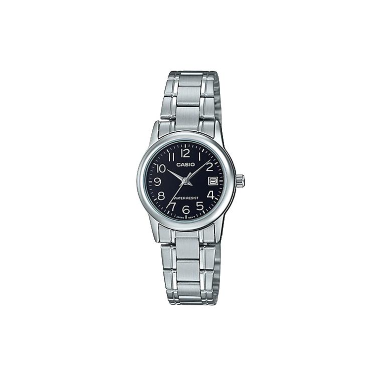 CASIO Women s Standard Series Black Watch LTP-V002D-1B LTP-V002D-1B Black Dial