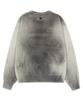 ULKIN [Runway] Spray Damage Round Neck Knit_Gray