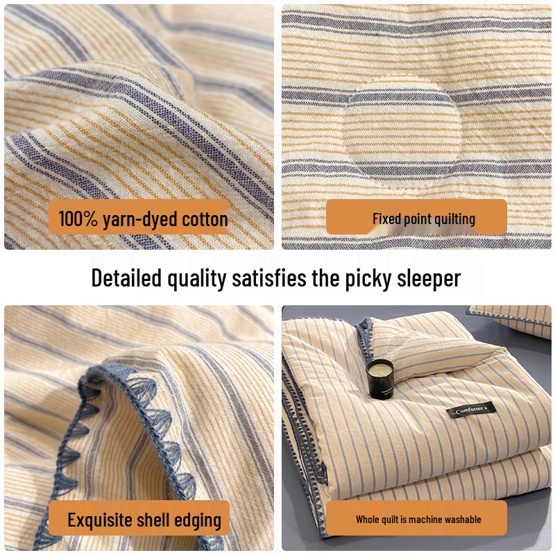Muji Style Cotton & Soybean Fiber Summer Quilt