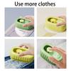 Press The Liquid Washing Brush Household Multifunctional Soft Rubber Roller To Foam Quickly And Enrich The Underwear Cleaning Brush Beige.