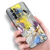 Digital Monster Digimon Black Silicone Phone Case For Xiaomi Redmi Note 9 10 11 11S 11T 12 13 Pro 5G Plus 9S 10S 12S