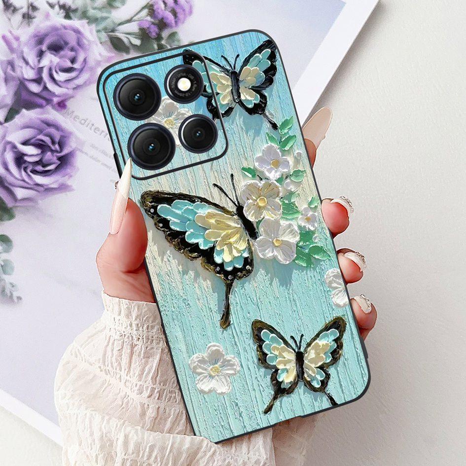 For Motorola Moto G86 Power 5G Case New Fashion Flower Bamboo Cat Cartoon Soft Silicone Back Cover For Moto G86 Power 2025 Coque