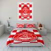 Set Biancheria da Letto Fantasia Aberdeen FC Set Copripiumino Copripiumino Federe  (1 * Copripiumino 2 * Federe, senza piumino)
