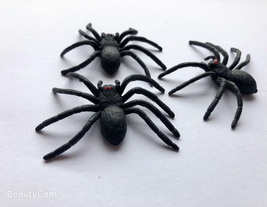 Large Rubber Spider Halloween Bar and KTV Decoration