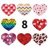 500Pcs/Roll Heart-shaped Labels Sticker Candy Gift Box Wedding Valentines Decals