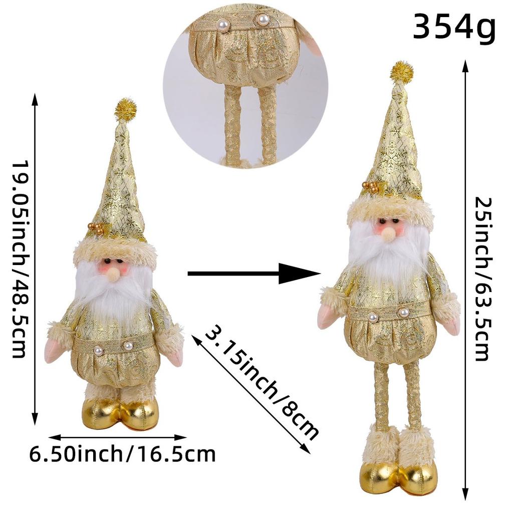 MaoSheng Eco-Friendly Realistic Christmas Princess Plush Doll Dressed for Christmas Popular Christmas Gift Custom Supplier