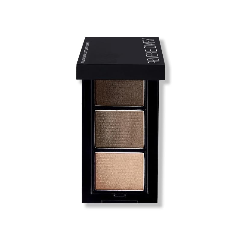 

Three-color powder for natural gradient eyebrows Easy to use even for beginners Long-lasting formula, brush included Natural finish (01-Brown)