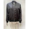 Women S Casual Solid Color V Neck Long Sleeve Zip Jacket
