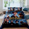 HD Image H — Harry Potter Bedding Set: 3D-Printed Cartoon Duvet Cover — Soft, Comfortable