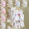 Childrens Summer Tank Top Shorts Set With Breathable Polyester Fabric For Active Kids