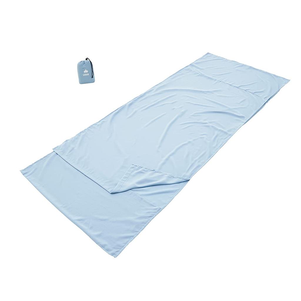 LOGOS Antibacterial and Deodorizing Silky Inner Sleeping 84cm Wide X 210cm Deep Bag, Blue, 72600325, Approx.