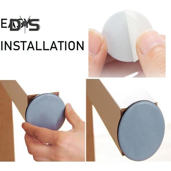 24 PCS Kitchen Appliance Sliders Self-Adhesive Anti-slip Easy Movement Sliding Tray for Most Countertop Coffee Makers