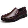 Hot Sale Leather Casual Shoes Men All-match Outdoor Soft Driving Shoes Lightweight Skate Shoes Men Moccasins Flats Mens Sneakers