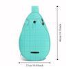 Large Capacity Tennis Crossbody Backpack Zipper Closure Adjustable Strap Lightweight Sling Bag Waterproof Organizer