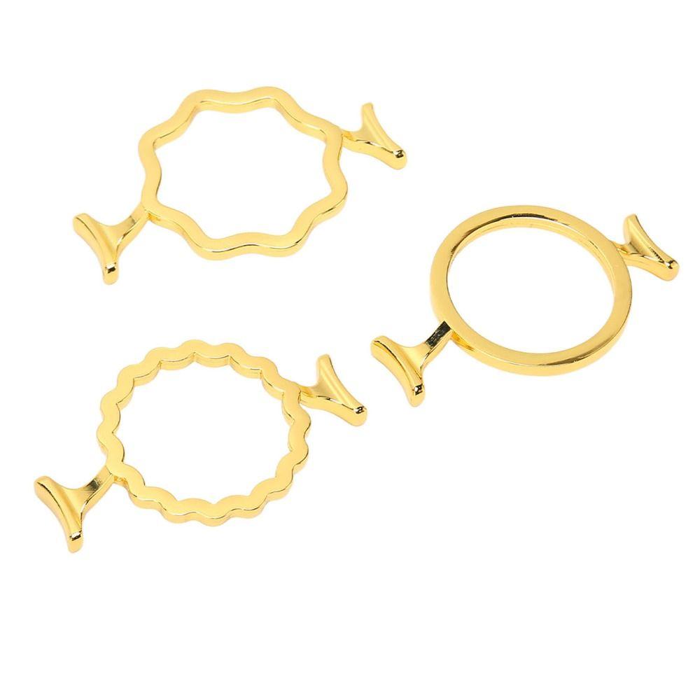 3Pcs Gold Wax Seal Molds for 2.5cm/0.98in Stamp Sealing Wax Molds Metal Wax Seal Molds  Envelopes