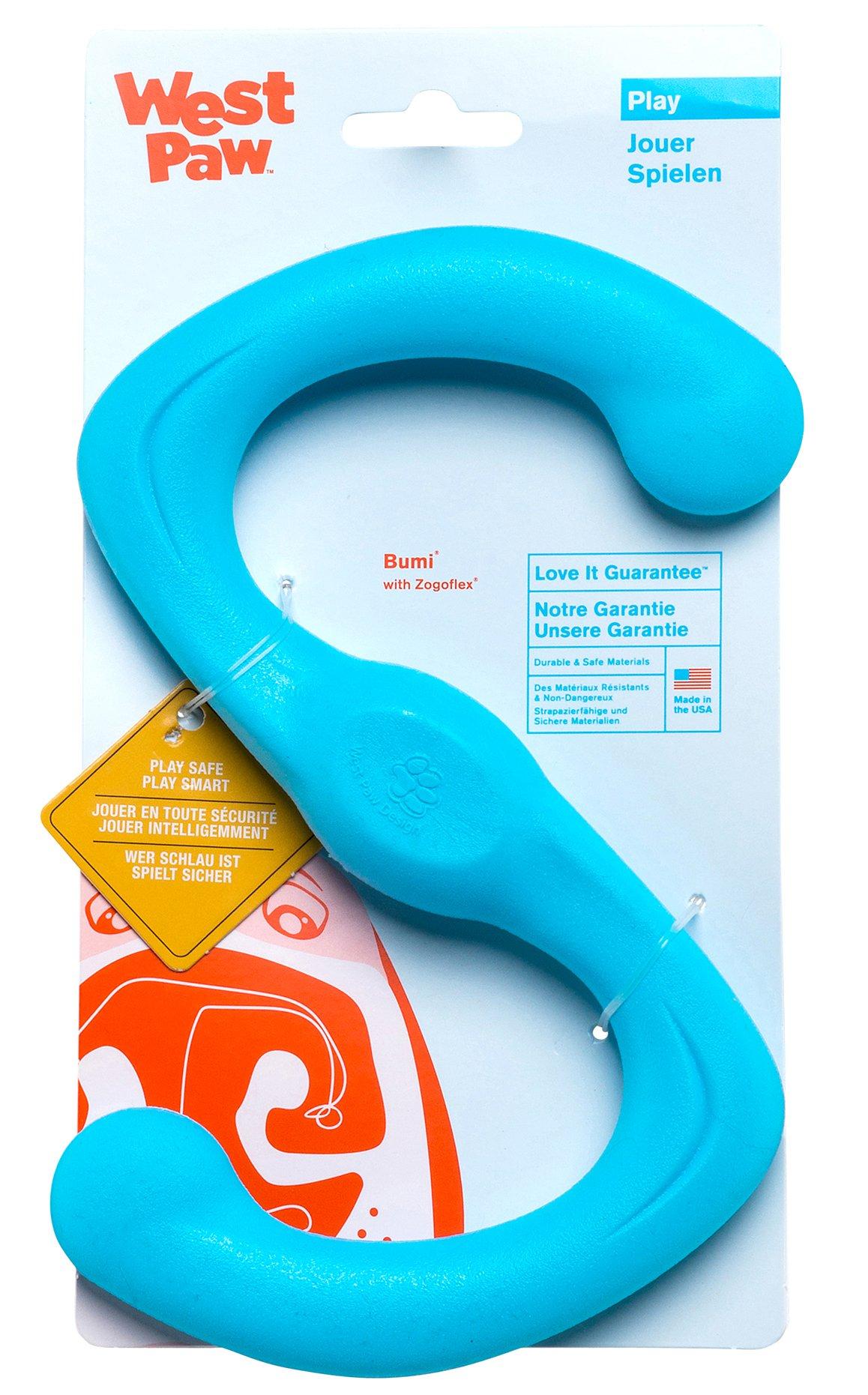 

West Paw Dog Toy Zogoflex Boomi Aqua Blue S Size синий