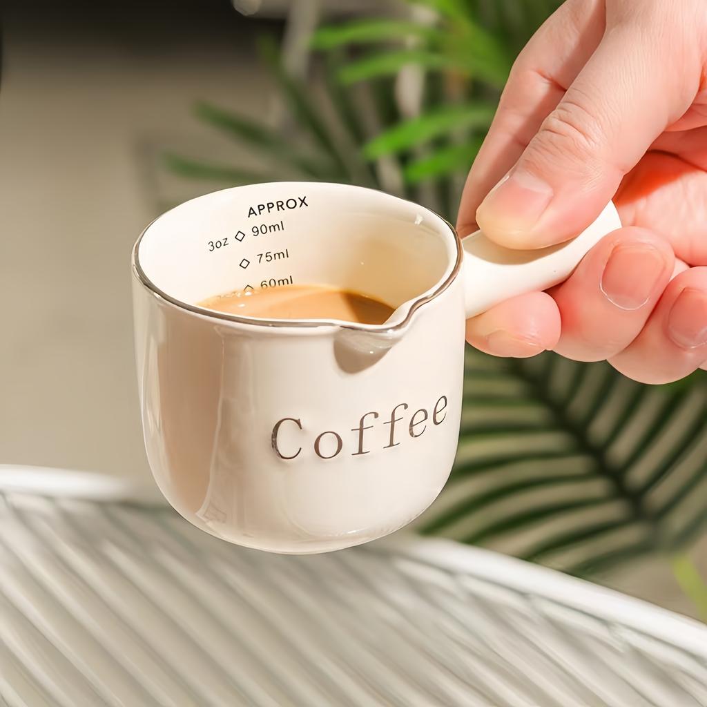 Fine Graduated Measuring Cup Top quality Espresso Extraction Cup Mini Sauce Sauce Measuring Cup Milk Pot