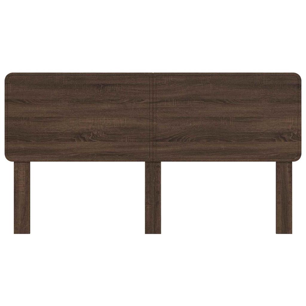 Headboard Brown Oak Effect Wood Based Material