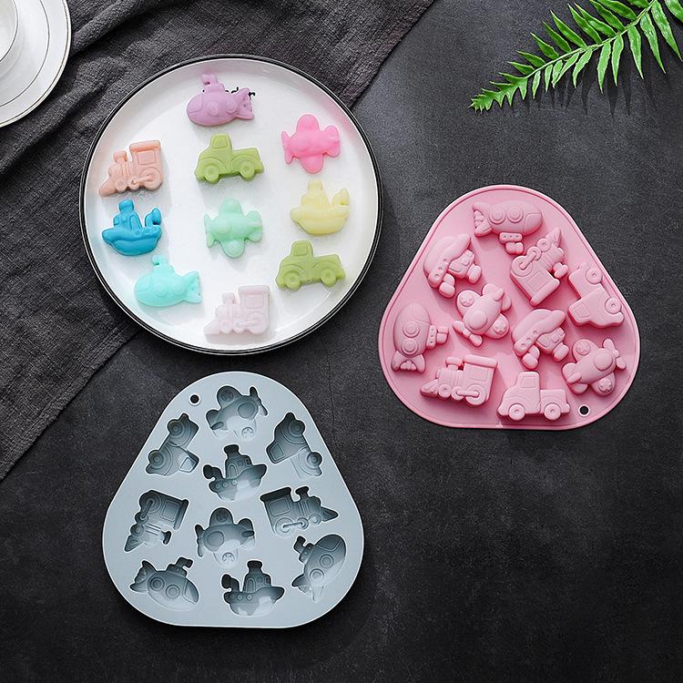 Animal theme puppy pony kitten parrot fish candy chocolate fondant cake decoration making silicone mold