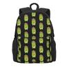 Süßer Frosch-Print Rucksack Bunte Tier Wanderrucksäcke Mädchen Design Print High School Taschen Ästhetischer Rucksack