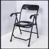 Household Elderly Toilet Seat Portable Stainless Steel Toilet Stool Foldable Pregnant Women's Toilet Chair