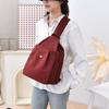 Compact Backpack with Adjustable Straps and Front Zipper Pocket