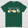 Retro Thanksgiving Dinner You Know Why I'm Here Deviled Egg Cotton Summer Casual Cool Loose T-Shirt