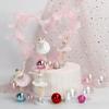 3 Stück Babyparty Hochzeitstorte Deko Cupcake Topper Mädchen Puppe Kuchen Topper Ballettmädchen