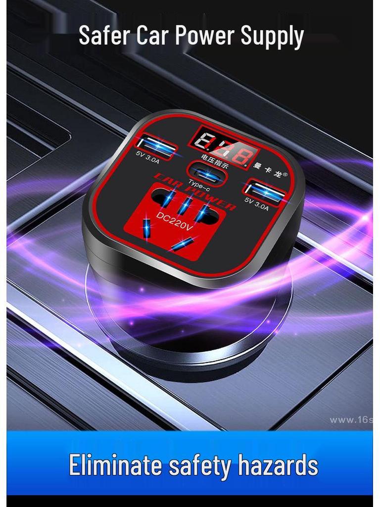 High Power Car & Truck Inverter 24V/12V To 220V Multifunctional Charging Converter